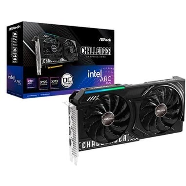 Placa de Vídeo ASRock Intel Arc B570 Challenger 10G OC - 90-GA5KZZ-00UANF