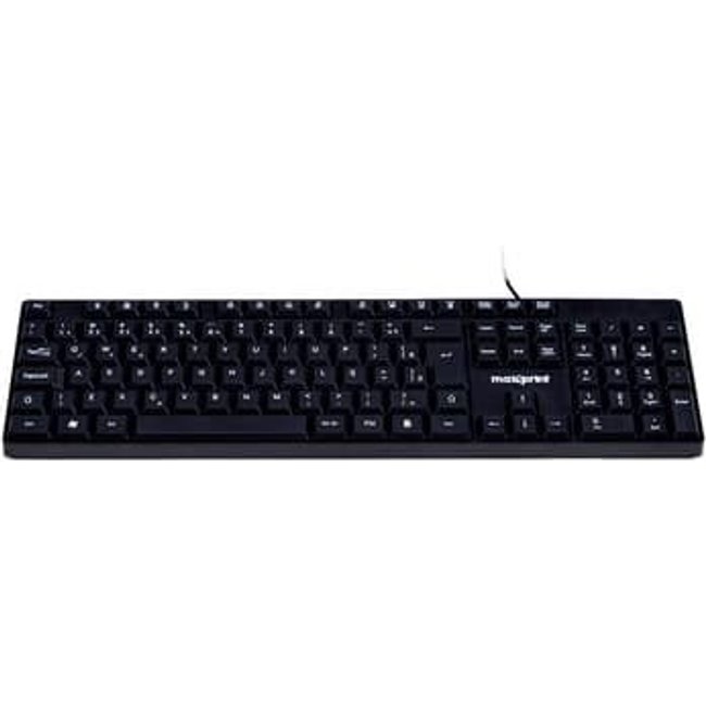 Teclado Maxprint OFFICEEASY , Multimidia por FN, USB 2.0, ABNT2, Preto - 60000153