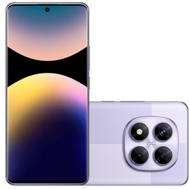 SmartPhone Xiaomi Redmi Note 14 Pro 5G, 512GB Rom, 12GB RAM, Octa Core, Câmera 200MP, Tela 6,67"" Amoled, Roxo Lavanda - CX406ROX