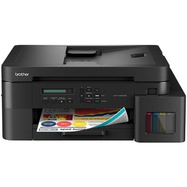 Impressora Brother Multifuncional, Tanque De Tinta, Wi-Fi, Rede Cabeada, USB 2.0, Preto - DCPT830DW
