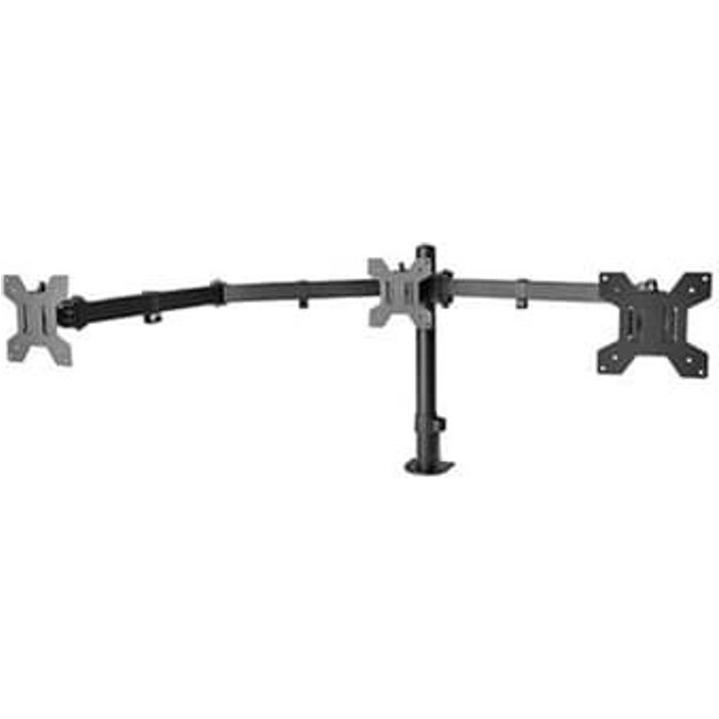 Suporte para 3 Monitores 10" a 32" PIX, Ajustável, Preto - PX-150M