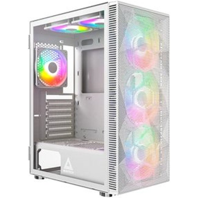 Gabinete Gamer Montech X3 Mesh, Mid-Tower, Painel Frontal em Mesh, Com 6X Fans, Branco - X3MESHWH