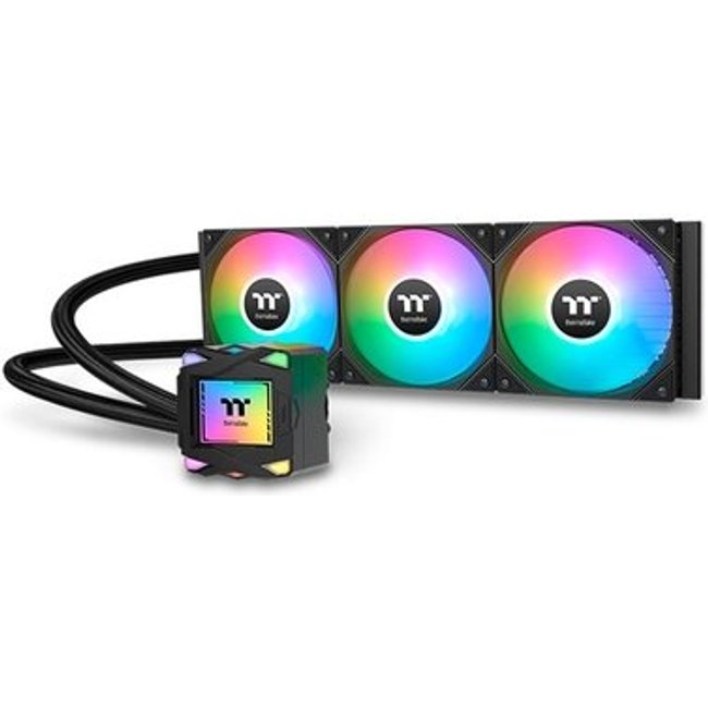 Water Cooler Thermaltake LA 360 ARGB Sync Edition, ARGB, 360mm, Multiplataforma AMD e Intel, Preto - CL-W459-PL12SW-A