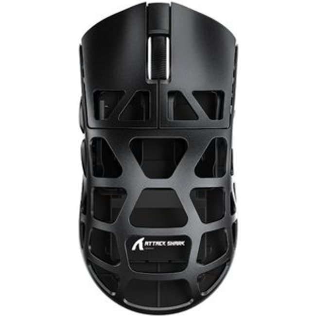 Mouse Gamer Sem Fio Attack Shark R3 Magnesium, 26000 DPI, Liga de Magnésio, Switch Kailh Black Mamba, Tri-Mode Wireless Bluetooth USB-C, Preto - R3