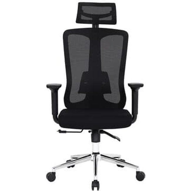 Cadeira de Escritório Ergonômica DT3 Maya, Até 120kg, Descanso de Braço 2D, Cilindro Classe 4, Preto - 11732-4