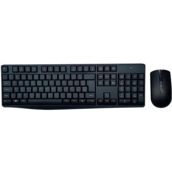 Teclado e Mouse Sem Fio Multi Multimidia, 1600 DPI, USB 2.4Ghz, com Pilhas, Preto - TC269