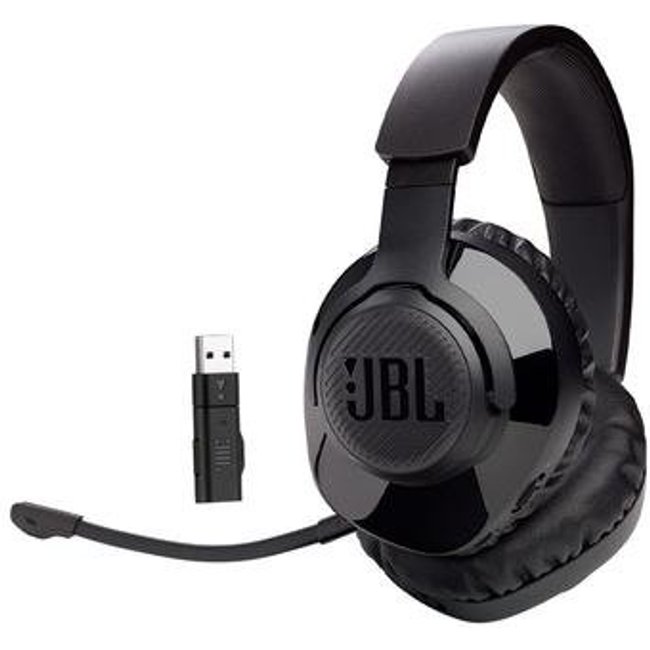 Headset Gamer Sem Fio JBL Linha Quantum 350WL, Drivers 40mm, P2, Preto - 28913518