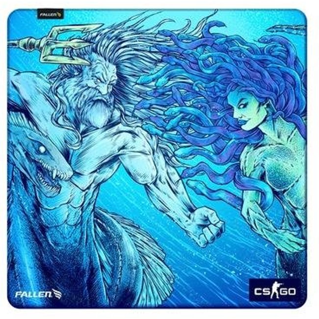 Mousepad Gamer Fallen Cs:go Medusa, Speed+ Grande 450x450mm - MP-FN-CS-ME-SM-GR