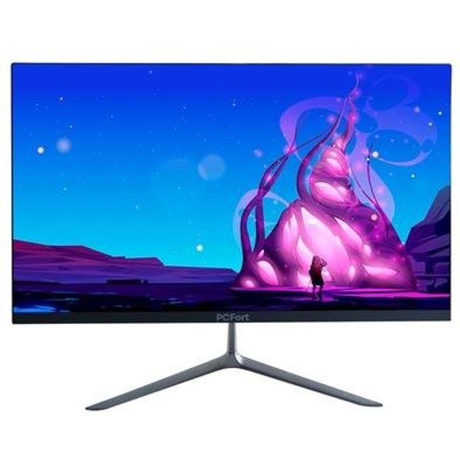 Monitor Gamer PCFort 23.8", Full HD, 165Hz, 1ms, FreeSync, DisplayPort e HDMI, Preto e Prata - H238F165