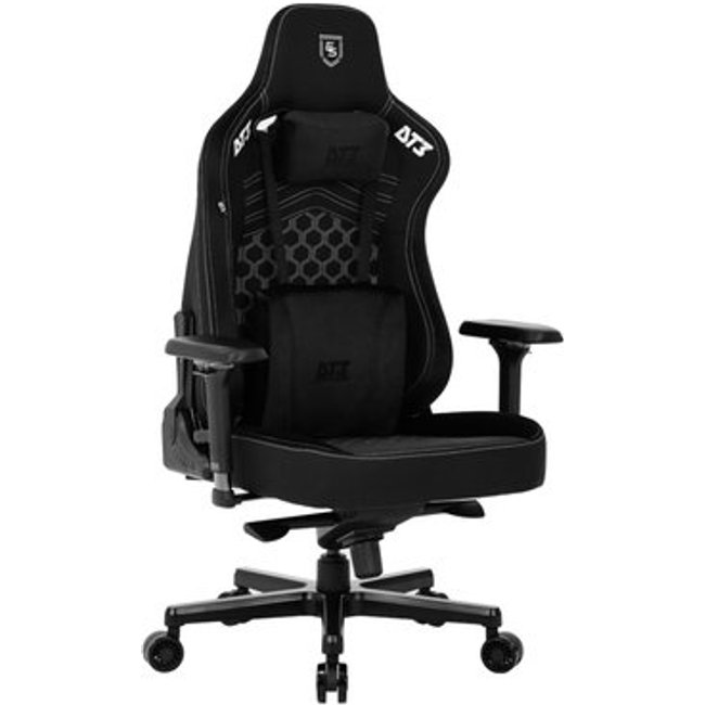 Cadeira Gamer Ergonômica DT3 Rhino Fabric, com Almofada, Reclinável, Apoio de Braço 4D, Cool Black - 13292-7