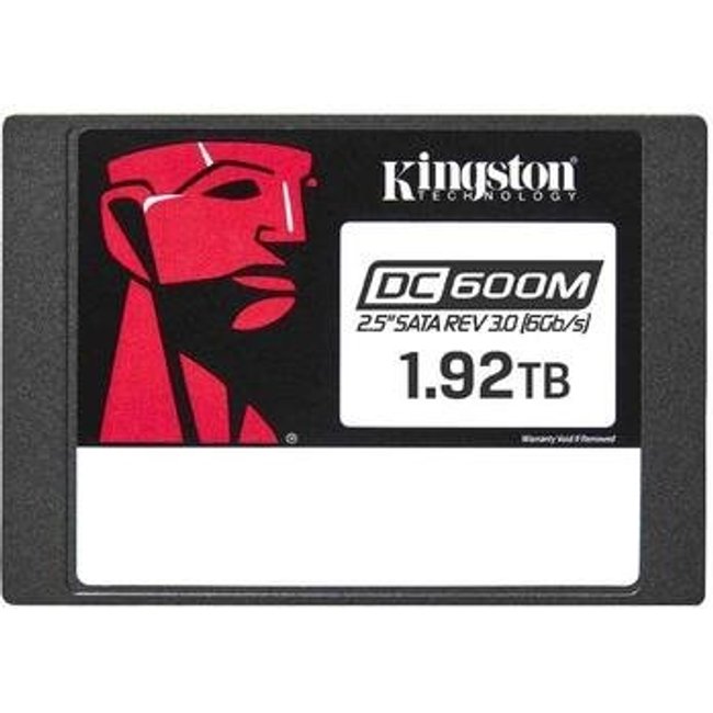SSD Kingston DC600M Mixed-Use, 1.92TB, SATA III, 2.5", Leitura: 560 MB/s, Gravação: 530 MB/s, para Servidor, Preto - SEDC600M/1920G