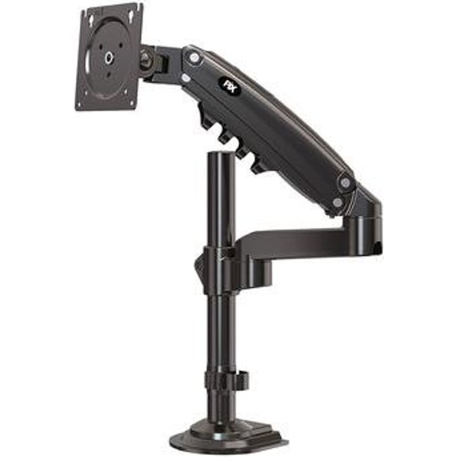 Suporte de Mesa Ajustavel com Pistao a Gas Para Monitor PIX, 17" à 35", Preto - PX-H80