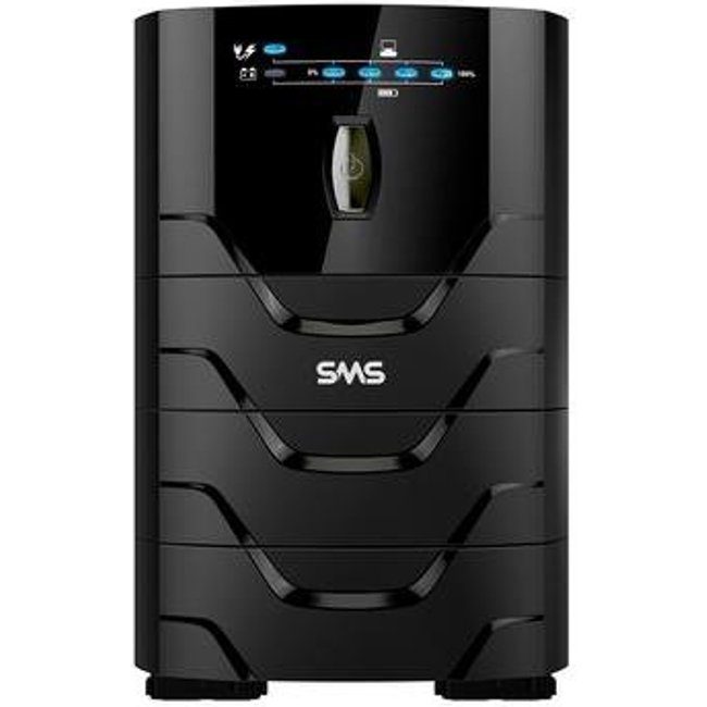 Nobreak SMS Power Sinus uPS2400Bi, Senoidal, 2400VA, Bivolt, Saída 110V - 0027874