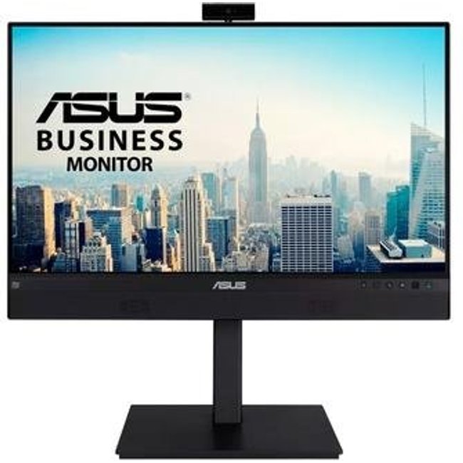 Monitor ASUS 24", Full HD, IPS, USB-C, Webcam e Microfone Integrados, Altura Ajustável, Som Integrado - BE24ECSNK