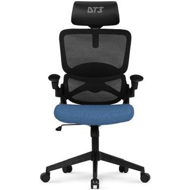 Cadeira de Escritório Ergonômica GTL, Até 110kg, Cilindro de Gás Classe 4, Nylon, Azul - 14048-7