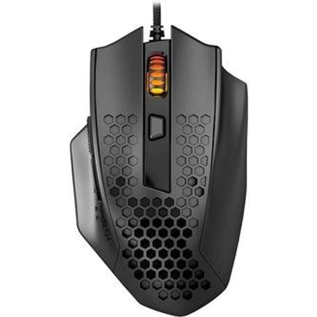 Mouse Gamer Redragon Bomber, 12400 DPI, 6 Botões, Preto - M722