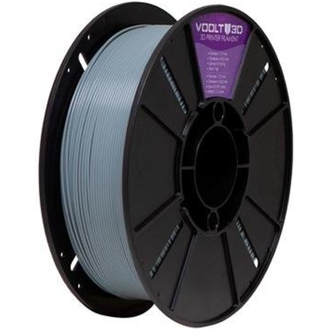 Filamento PLA Cinza Claro Velvet 1kg - PL-CZ-NN-VE-1
