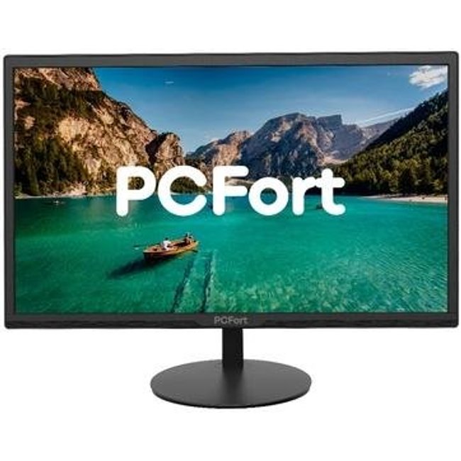 Monitor PCFort 21.5", Full HD, 60Hz, VGA e HDMI, Preto - F2130