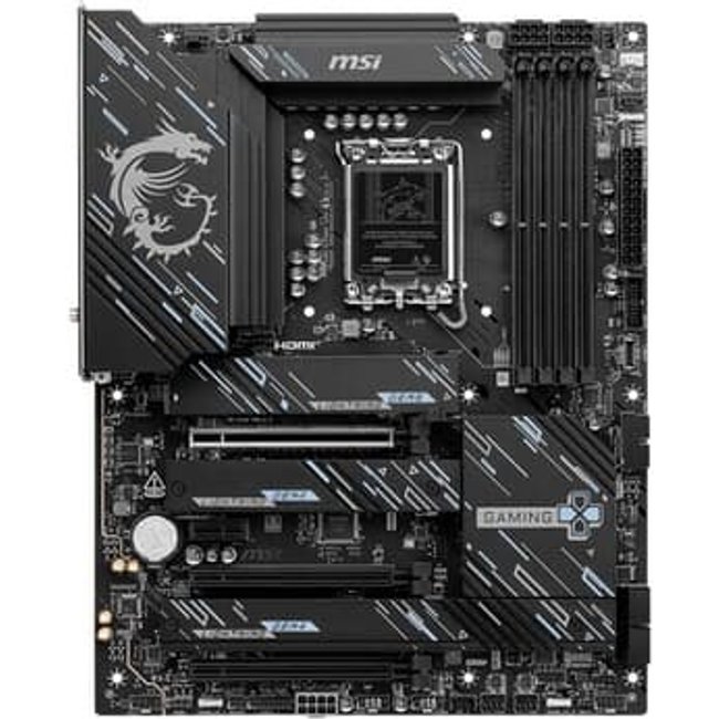 Placa-Mãe MSI Z890 Gaming Plus, Intel, DDR5, ATX, Wi-Fi 7 e Bluetooth 5.4, Preto - 911-7E34-002