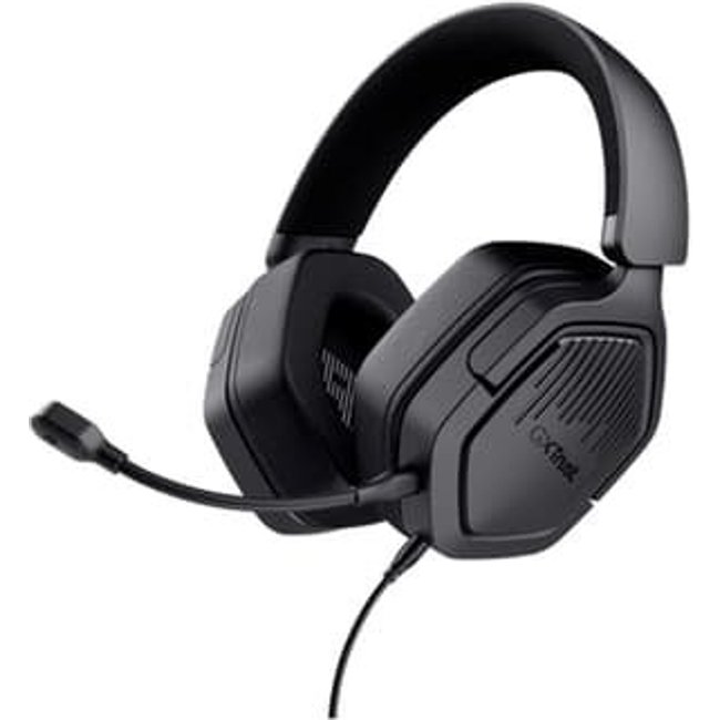 Headset Gamer GXTrust 492 Carus, Multiplataforma, P3, Microfone Destacável, 3.5mm, Preto - 25447