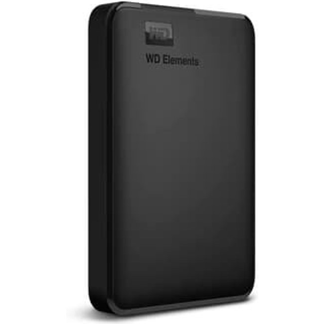 HD Portátil WD Elements 1TB, plug and play, USB 3.2 Gen 1, Micro B, Preto - WDBUZG0010BBK-WESN