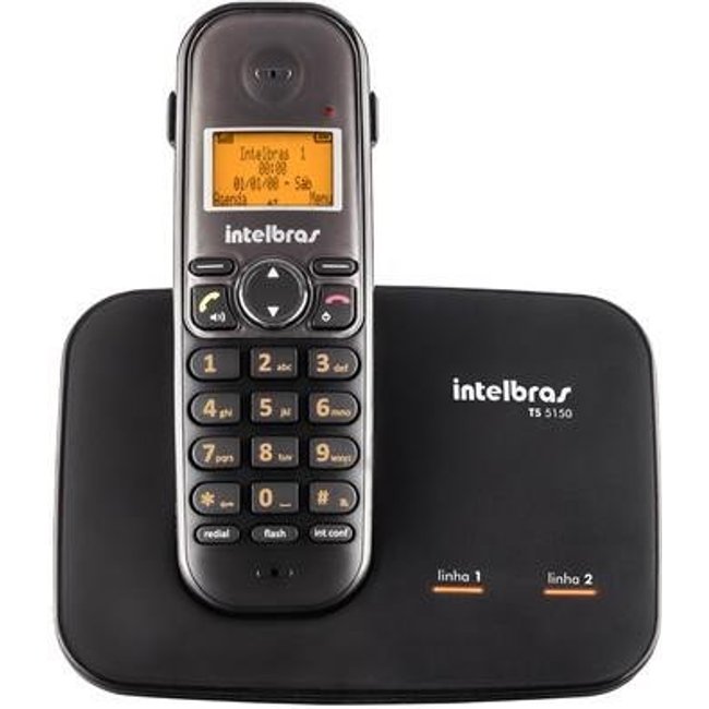 Telefone Intelbras sem Fio com Entrada para 2 Linhas TS5150 - 4125150
