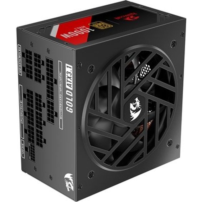 Fonte Gamer Redragon RGMS, 1000W Master, 80 Plus, Gold, Preto Gc-ms03