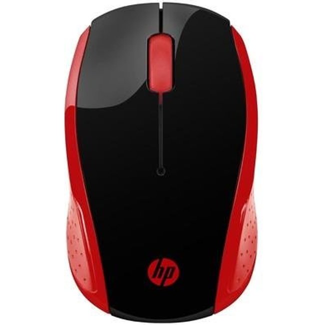 Mouse HP Sem Fio 200 Oman Vermelho - 2HU82AA