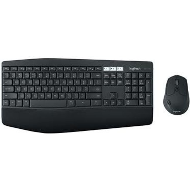 Combo Teclado e Mouse sem fio Logitech MK850 com Teclado com Apoio, Mouse Destro, USB Unifying ou Bluetooth e Pilha Inclusa - 920-008219