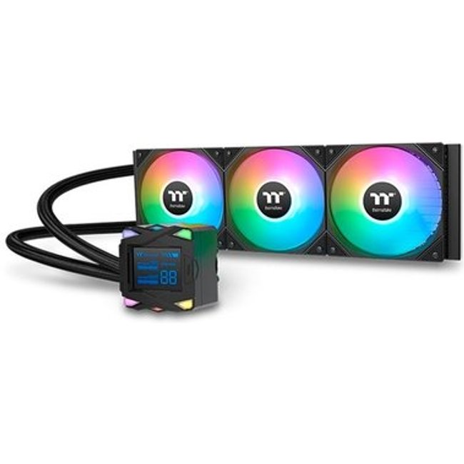 Water Cooler Thermaltake LA 360-S ARGB Sync Edition-S, ARGB, 360mm, Multiplataforma AMD e Intel, Preto - CL-W462-PL12SW-A