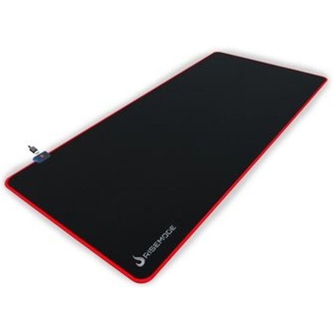 Mousepad Gamer Rise Mode RGB PRO, Estendido (900x400mm), Preto - RM-MPP-07-RGB