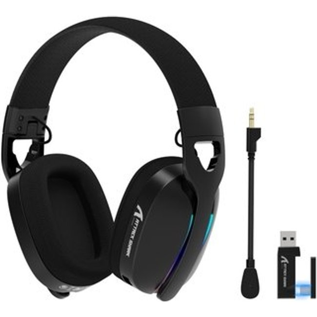Headset Gamer Sem Fio Attack Shark L90, Bluetooth, High Fidelity, Preto - L90