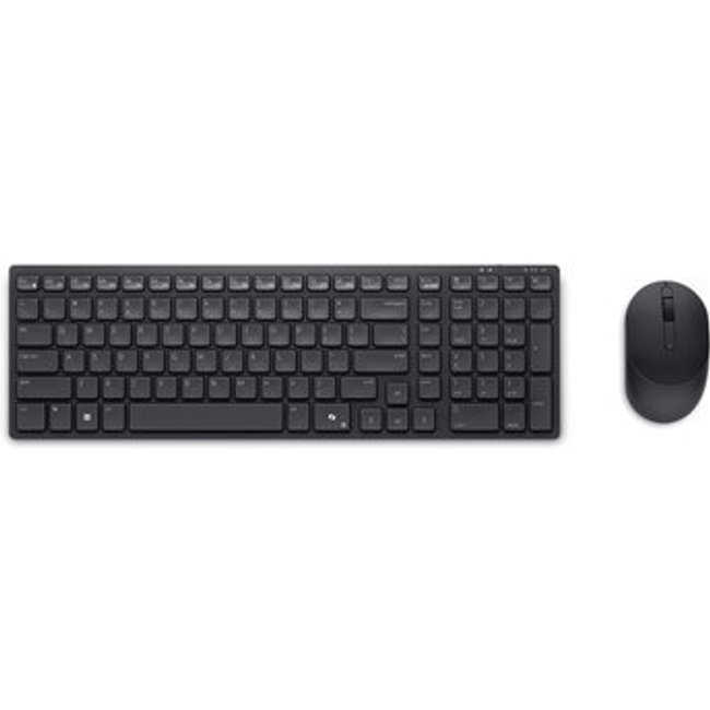 Kit Teclado e Mouse Sem Fio Dell Pro KM555, Bluetooth, ABNT2, Silencioso, Preto - KM555-BK-BR