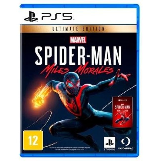 Jogo Marvel´s Spider-Man: Miles Morales Edição Ultimate PS5