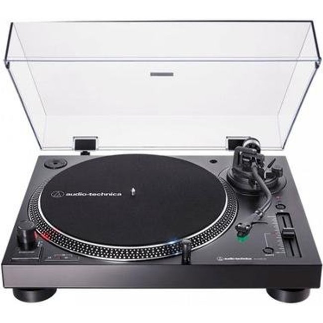 Toca Discos Semiprofissional Audio Technica, Bluetooth, Analógico e Digital, USB, Preto - AT-LP120XBT-USB-BK