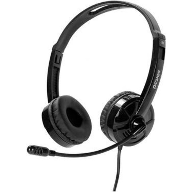 Headset Office Pcyes HB500, Driver 30mm, USB, Preto - PHB500