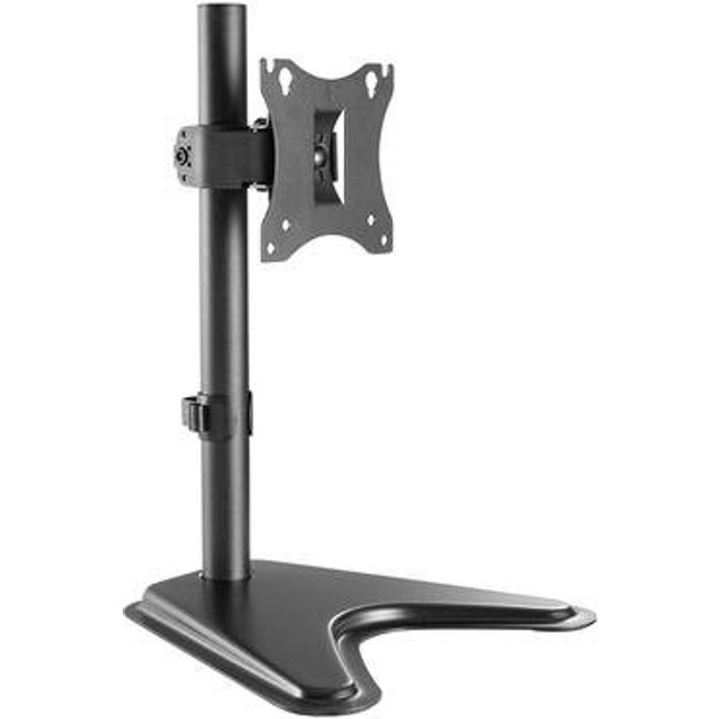 Suporte para Monitor Evolut Até 27, Fixo, com Base Triangular, Preto - ES-10