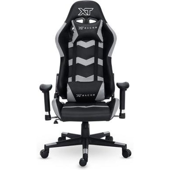 Cadeira Gamer XT Racer Speed Series, Até 120kg, Com Almofadas, Reclinável, Descanso de Braço 2D, Preto e Cinza - XTS130