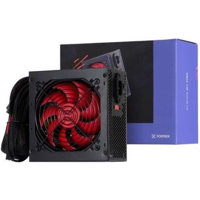 Fonte Gamer Fortrek ATX Crusader, 500W, Sem Cabo, Preto - 76955
