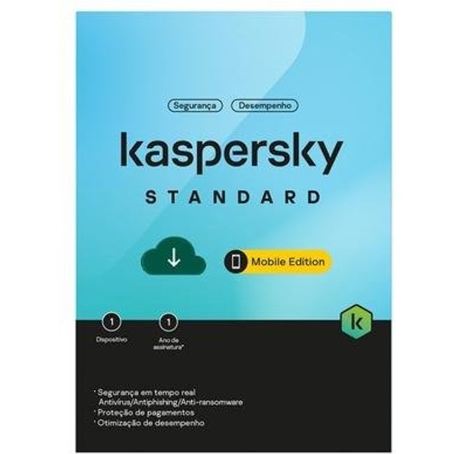 Kaspersky Antivírus Mobile 1 Dispositivo 1 Ano, Digital para Download - KL1048KDAFS