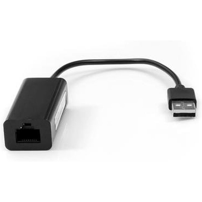 Adaptador USB 2.0 para RJ45 Plus Cable, 20 Centímetros - ADP-USBLAN100BK