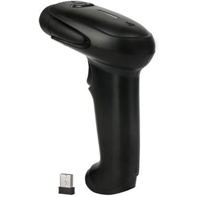 Leitor de Código de Barras Sem Fio C3Tech, 1D/2D, USB, Preto - LB-W110BK