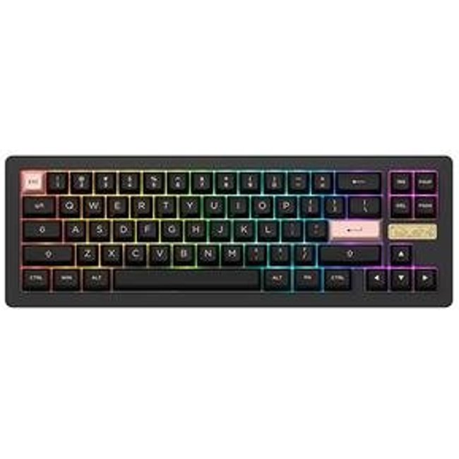Teclado Mecânico Gamer Akko,ACR Pro 68-S, RGB, Switch Akko Crystal, ANSI, Branco - 6925758620765