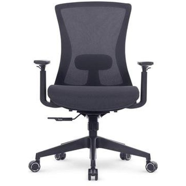 Cadeira de Escritório Ergonômica DT3 Vicenza Dark, Até 120Kg, Ajsute de Ângulo, Cinza - 13890-1