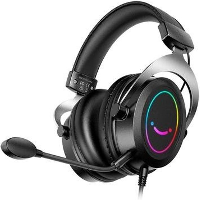 Headset Gamer Fifine H3, RGB, P3, PS4, PS5, XBOX, Preto - H3