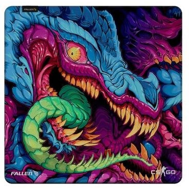 Mousepad Gamer Fallen Cs:go Hyper Beast, Speed+, Grande 450x450mm - MP-CS-HB-SM-GR