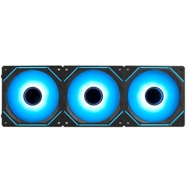 Kit Com 3 Ventoinhas Rise Mode Magneto Pro, 120mm, Led ARGB, Preto - RM-MAPRO-ARGB-B