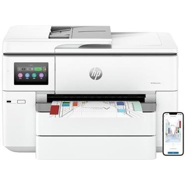 Impressora Multifuncional Jato de Tinta HP OfficeJet Pro 9730, Colorida, Wide Format A3, Wireless, Bivolt, Branco - 537P5C#AC4