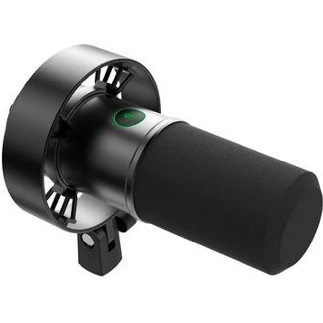 Microfone Dinâmico Fifine, Cardióide, USB Tipo-C e XLR, Com entrada para Fone, Preto - K688