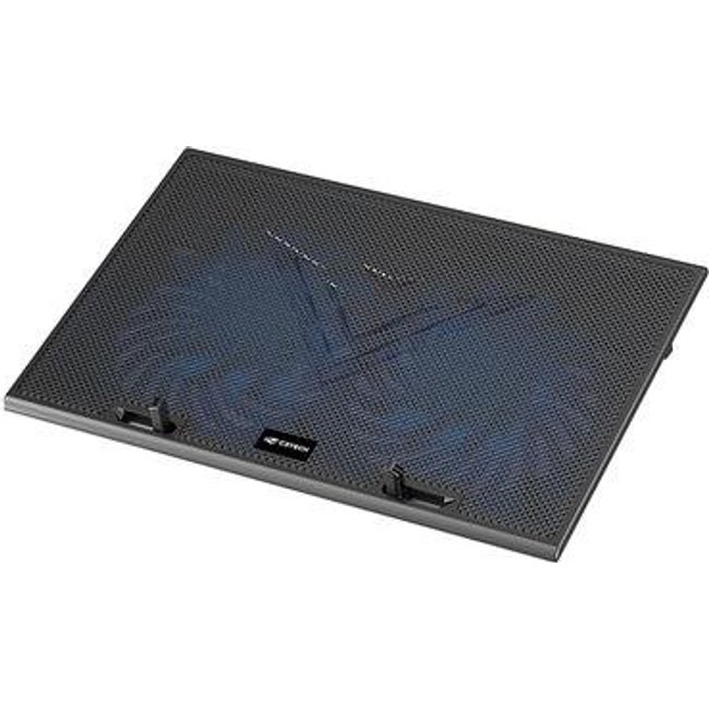 Suporte Para Notebook 17.3" C3Tech, 2 Coolers, LED Azul - NBC-80BK
